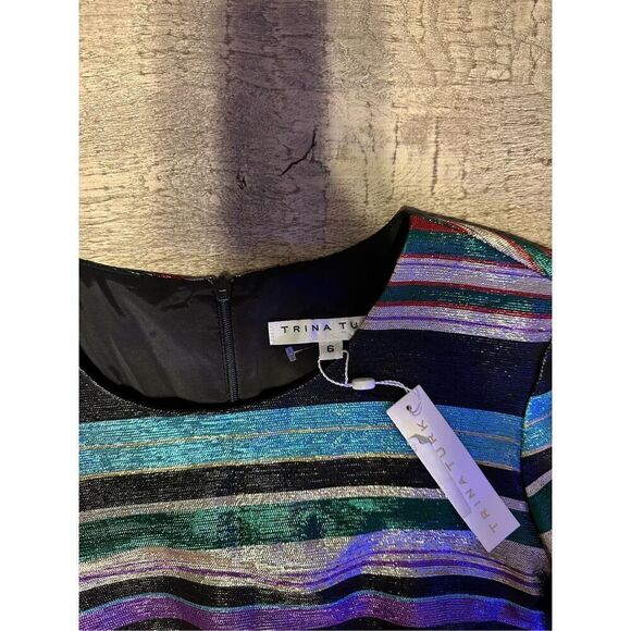 Trina Turk Striped New Years Eve Dress - Picture 3 of 9